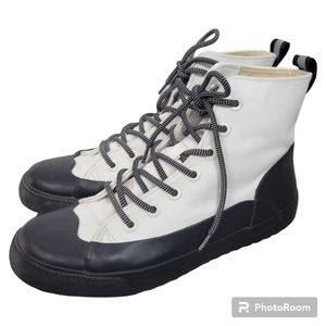 Hunter for Target Black and White High-Top Sneakers